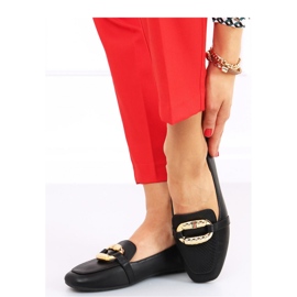 Sajmon Schwarze Damenmokassins – Inello 1