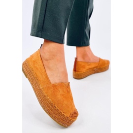 Espadrilles mit dicker Sohle Poulain Camel - Inello braun 1