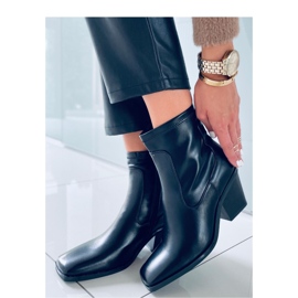 Arya Schwarze Stiefeletten mit hohem Absatz – Inello 2