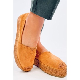 Espadrilles mit dicker Sohle Poulain Camel - Inello braun 2
