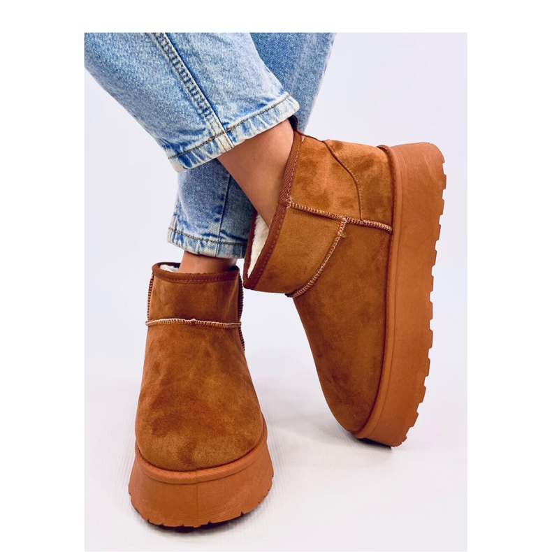 Rodmans Camel – Inello kurze Plateauschuhe braun 1