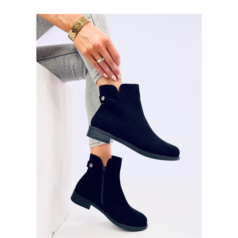 Klassische Damen-Chelsea-Stiefel Beres Black - Inello schwarz 2