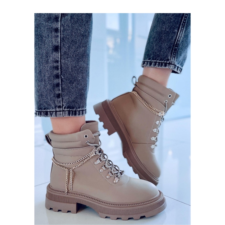 Hudson Aprikosen-Stiefeletten - Inello beige 2