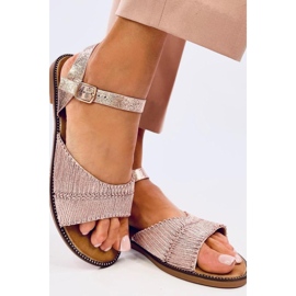 Mollies Champagne Damensandalen – Inello rosa 1
