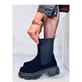 Schwarze High-Top-Chelsea-Stiefel von Magers 2