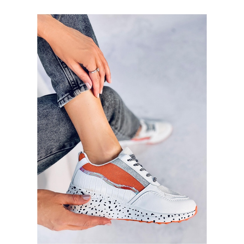 Milano Orange Damen-Sportschuhe - Inello weiß 1