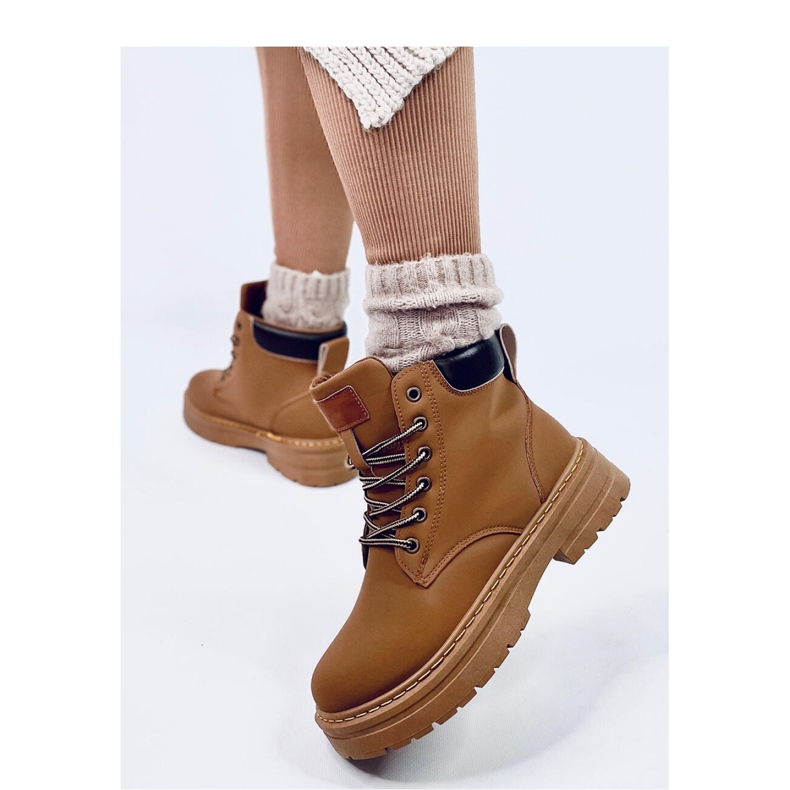 Damen Timber Boots Kaffee braun 1