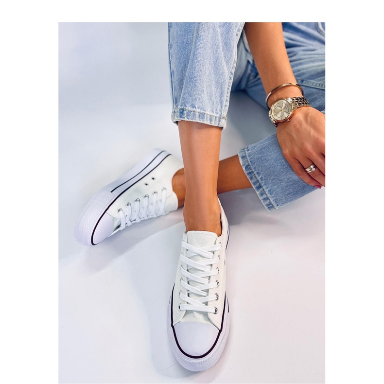 Klassische Damen-Sneaker Fargis White - Inello weiß 1