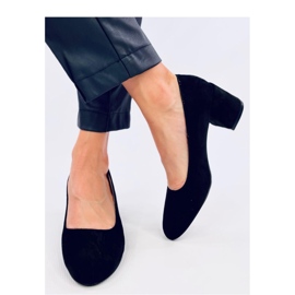 Fredette Schwarze bequeme Pumps mit Absatz 1