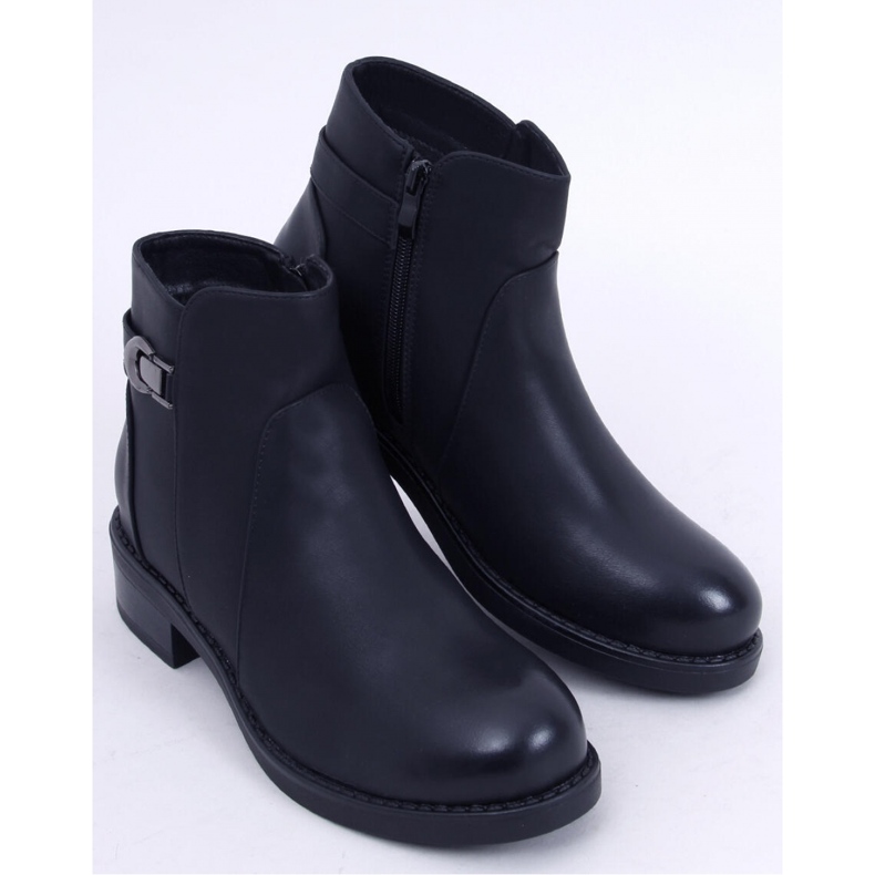 Bkack Chelsea-Stiefel für Damen schwarz 1