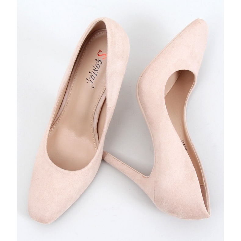 Beige Damen-High-Heels 1