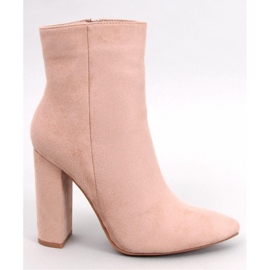 Rivers Khaki-Stiefeletten mit hohem Absatz – Inello beige 1