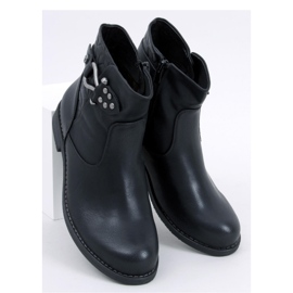 Dustin Black Damen-Stiefeletten - Inello schwarz 1