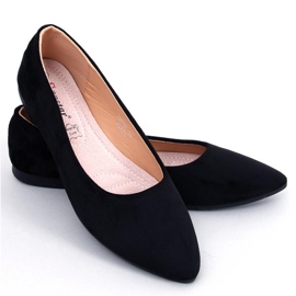 Ballerinas mit Ledereinsatz Keys Black - Inello schwarz 1