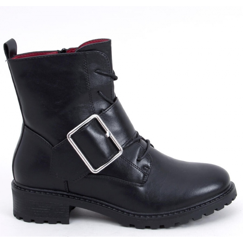 Billy Black Schnürstiefeletten – Inello schwarz 1