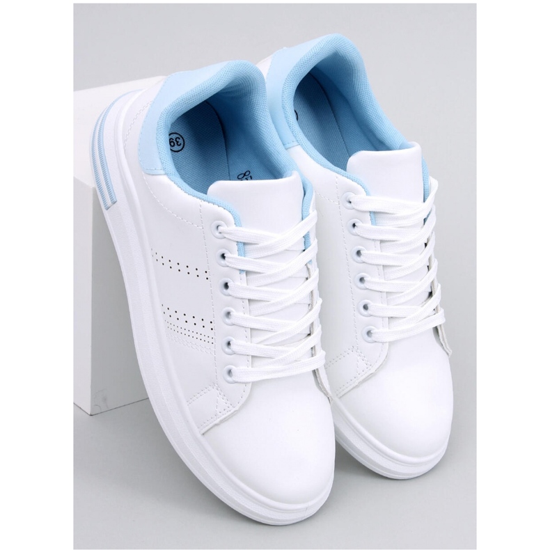 Blaue Maes-Sneaker mit Keilabsatz – Inello 1