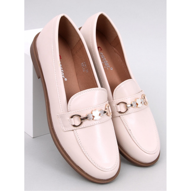 Seastar Vollnarben-Slipper für Damen mit Teddybären beige 1