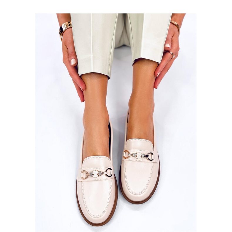 Seastar Vollnarben-Slipper für Damen mit Teddybären beige 2