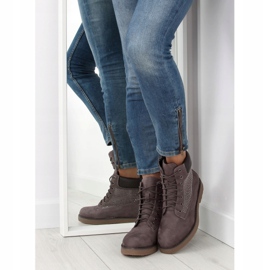 Graue Damen Trapper HQ896 Grau 1