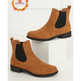 Klassische Camel-Chelsea-Stiefel für Damen braun 1