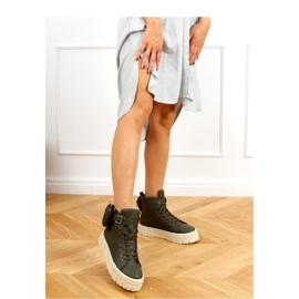 Grüne High-Top-Sneaker RE11P Grün - Inello 2