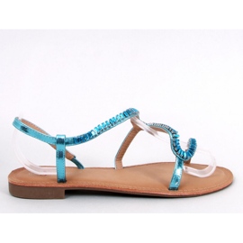 Adani Blaue Kristallsandalen – Inello 1
