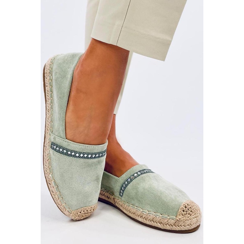 Grüne Espadrilles für Damen 1