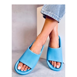 L.BLUE Gummi-Flip-Flops blau 1