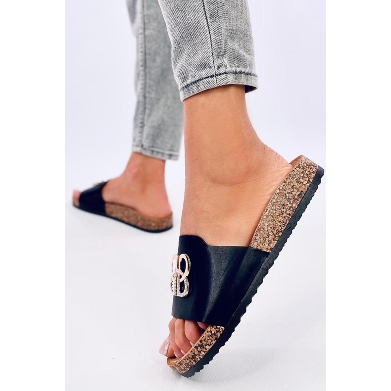 Korkschieber mit Zirkonen Schwarz 2