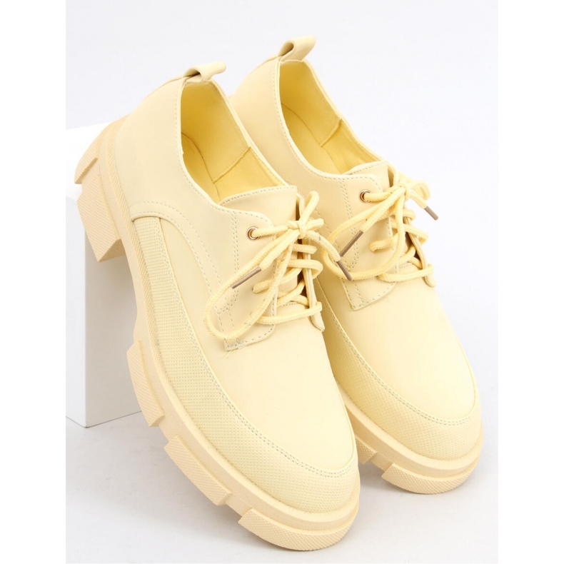 Unna Gelbe Mokassins mit hohen Sohlen – Inello 1