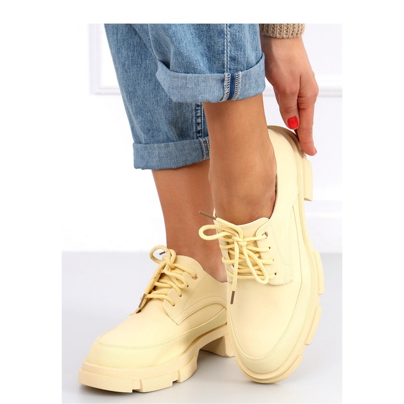 Unna Gelbe Mokassins mit hohen Sohlen – Inello 2