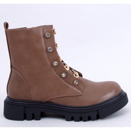 Lopez Taupe Militärstiefeletten – Inello braun 1