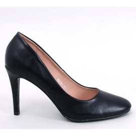 Schwarze Lindy-Pumps mit runder Zehenpartie – Inello 1