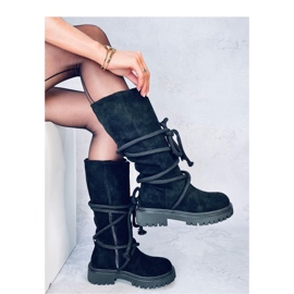 Wildlederstiefel mit Spicer Black-Kordel – Inello schwarz 2