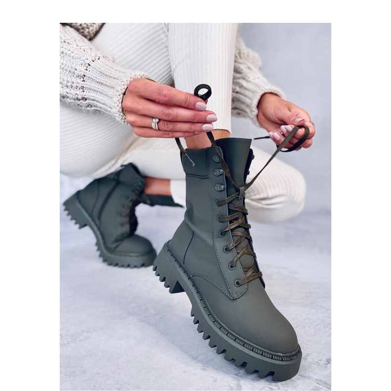 Tamas Green Schnürarbeiter – Inello grün 2