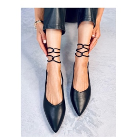 Schnürballerinas Schwarz 1