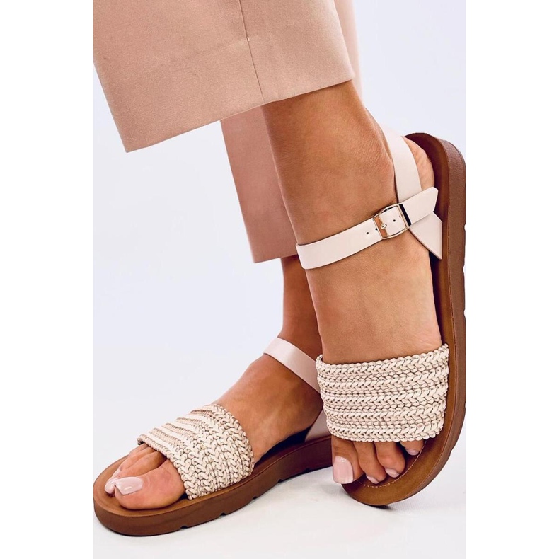 Salinon OFF-WHITE Sandalen im Boho-Stil – Inello beige 2
