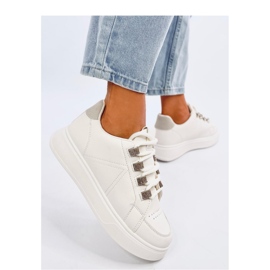Sadri Beige Sneakers mit dicken Schnürsenkeln – Inello 2