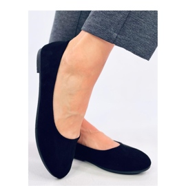 Klassische Ballerinas aus Wildleder Sessa Black - Inello schwarz 2