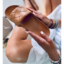 Sunny Khaki Flip-Flops für Damen – Inello braun 1