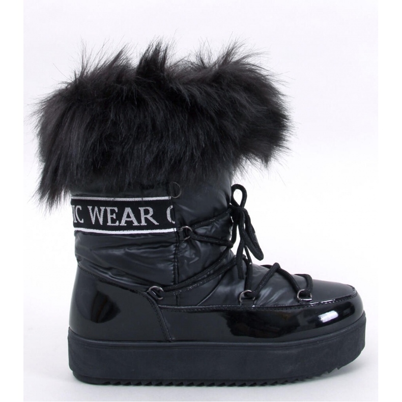 Kendals Schwarze Fell-Schneestiefel – Inello 1