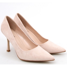 Giorgia Beige Wildleder-High-Heels für Damen – Inello 1