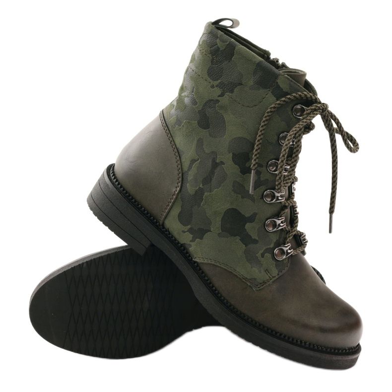 Sergio Leone Workers Camo Green Schuhe grün mehrfarbig 3