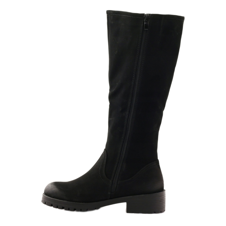 Schwarze Stiefel für Damen Sergio Leone 0908 2