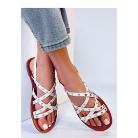 Capris Beige römische Sandalen - Inello 1