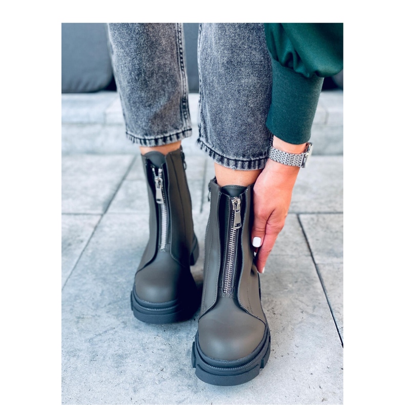 Kobra Army Green Militärarbeiterstiefel – Inello grün 2