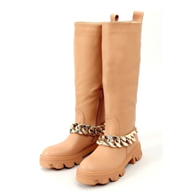 Stiefel mit Kette July Camel - Inello braun 1