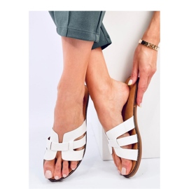 Charnes Weiße Damen-Flip-Flops-Sandale – Inello 1