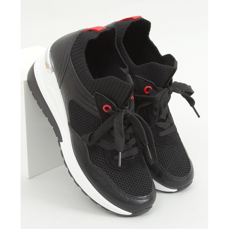 Fenix ​​​​Schwarze Keilsneaker - Inello 1