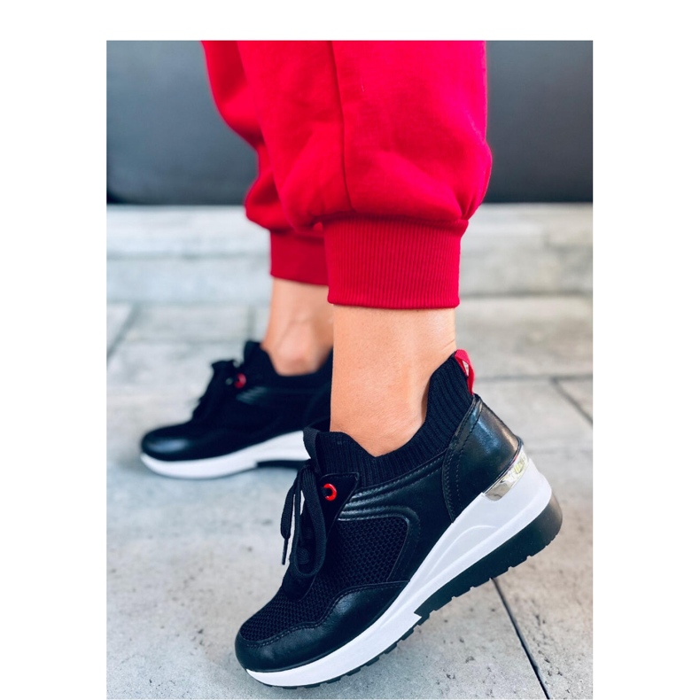 Fenix ​​​​Schwarze Keilsneaker - Inello 2